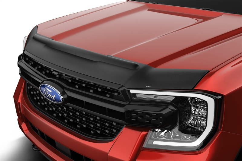 Ford Ranger Hood Deflector - Husky Liners - Aeroskin II - Matte Black - `24-`25